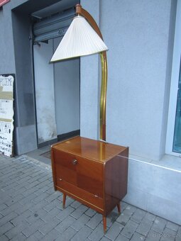 Stojací lampa s barem DDR 1968 - 2