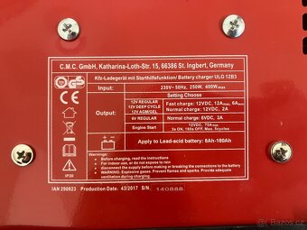 Nabíječka autobaterií s funkcí startu - 2
