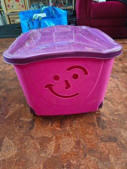 Detsky box na hracky na kolečkách - 2