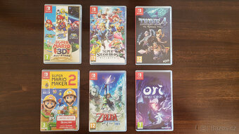 Nintendo Switch s hrami a příslušenstvím - 2