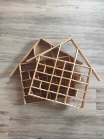 Poličky, police - domeček - 2