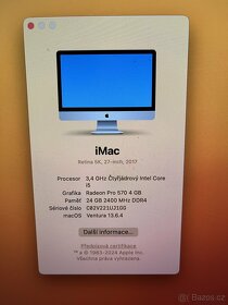 Apple iMac 27”, 3,4Ghz, 24GB RAM, 2TB Hdd, 2017 - 2