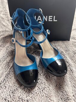 Luxusní lodičky Chanel vel 38,5 - 2