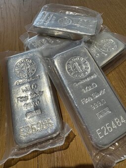 1kg Stříbrný slitek - 2