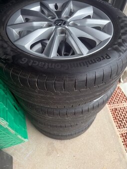 Sada letních kol ŠKODA - alu MINORIS 16 + pneu CONTINENTAL - 2
