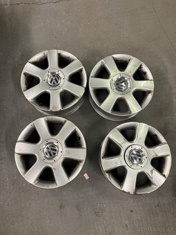 Hliníkové disky originál VW 6.5Jx16 ET50 5x112 - 2