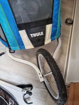 Thule Chariot CX - modrý - na kolo, běhání + miminkovník - 2