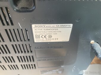 Sony str ksl 60 + 4 bedny + subwoofer - 2