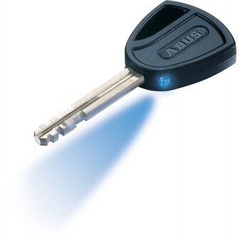 Zámek na moto ABUS Granit Detecto 8077 červený + řetěz Abus - 2
