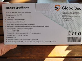 Digitalni kamera do auta Extra plus GlobalSec - 2