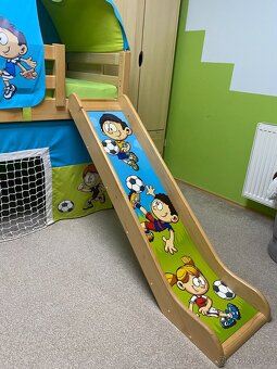 Doplňky k vyvýšené posteli DOMESTAV -stan, žebřík, skluzavka - 2