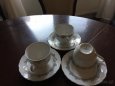 Porcelánové hrnečky s podšálky - česká výroba - 2