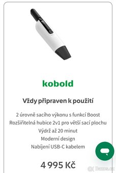 Ruční vysavač Kobold - 2