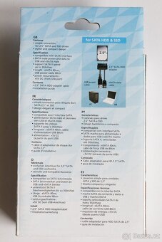 Akasa 2.5" SATA -> eSATA (+ USB napájení) redukce - 2