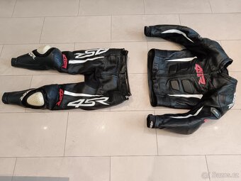 4SR RR Edition-Pánská kožená moto kombinéza, dvoudílná - 2