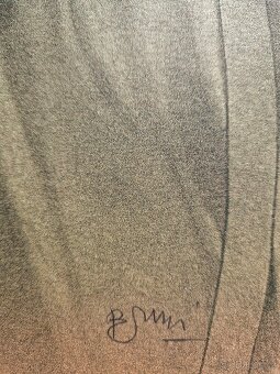 Bruno Bruni - (podpísaná litografia) ,(figurálny realizmus) - 2