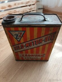 Stara plechovka  SILO MOTOR - OIL , Zádruha - 2
