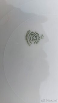 Starý porcelán - modrý pruh - 2