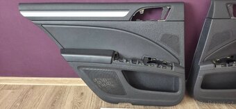 Zadní kožené tapce škoda superb 2 combi - 2