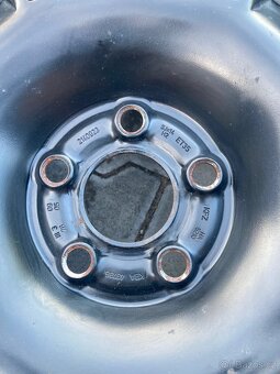 Plechové disky 2x 5Jx14 (165/70 R14) - 2