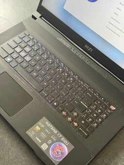 Notebook MSI KATANA 17 B12UCXK | i5 , RTX 2050 | Záruka - 2