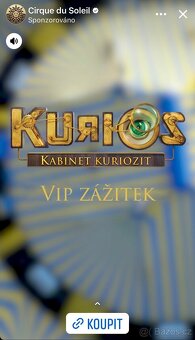 Cirkus - Cirque du Soleil Kurios Praha2025 - 2