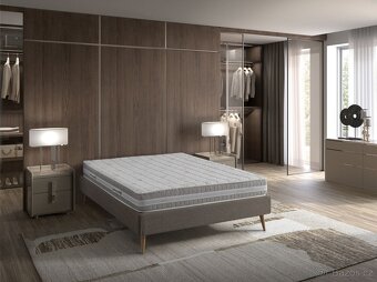 Matrace 90x200 cm Essence Grey s paměť.pěnou a aromaterapií - 2