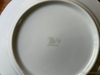 Retro porcelánové talíře – 6 ks (ČSSR) - 2