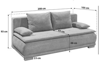 Rozkládací pohovka / Lůžko - 2