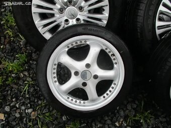 ALU kola PEUGEOT 6X16 ET22 s pneu 195/45/16 - 2