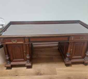 Starožitný psací stůl - zrenovovaný - 2