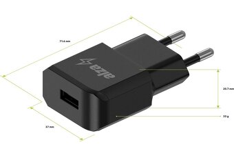 Nabíječka 2.1A AlzaPower smart charger - 2