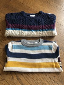 Klučičí svetry - 2ks (velikost 98) - 2