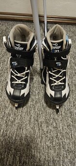 Prodám dětské stavitelné brusle vel 33-36 - 2