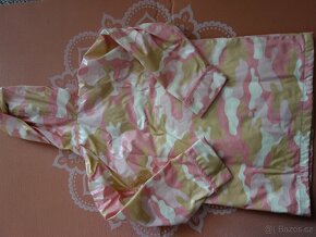 Dívčí stylová nepromokavá bunda - cca 4-6 let - 2