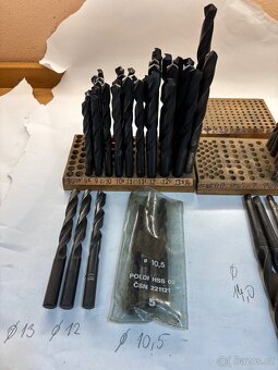 Vrtaky ruzne prumery - 2