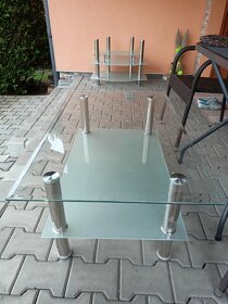 Konferenční stolek-skleněný - 2