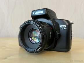 Kinofilmová zrcadlovka Canon EOS 700 + Canon EF 50mm f1.8 - 2