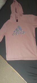 Dívčí mikina Adidas s kapucí - 2