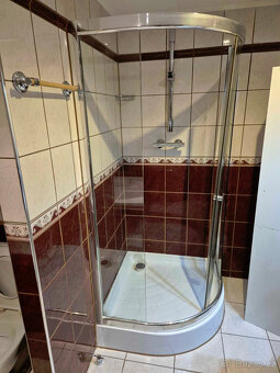 Sprchový kout 90x90 čtvrtkruh, sklo - použité, i na díly - 2