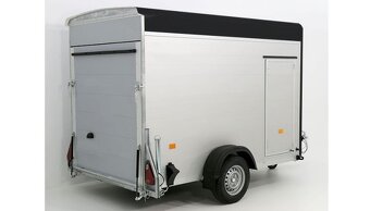 Skříňový přívěs, 300x150x195 cm, 1300 kg - černý - 2