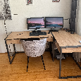 Psací stůl FREDDIE 30 - dub artisan 120x60 cm - 2