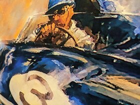 Prodám nový obraz Le Mans obří formát 195x 95cm - 2