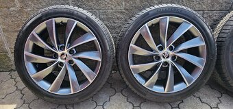 Originál alu Škoda Superb 3 5x112 235/45 R18 - 7,5mm - 2
