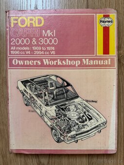 FORD CAPRI originální montážní a renovační manualy - 2