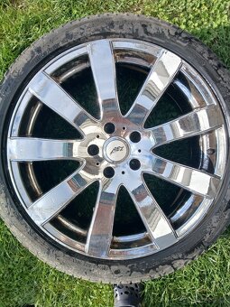 Alu disky chromované r22 5x130 - 2