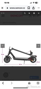 Elektrokoloběžka Sencor S30 prodáno - 2
