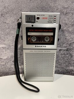 Diktafon Sanyo Mini Talk-book TRC3550 nefunkční - 2
