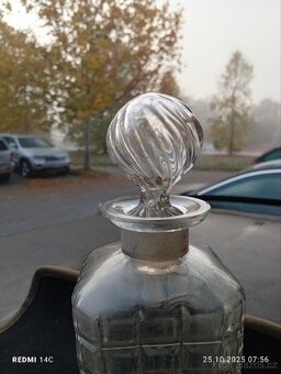 Starožitné sklo na whisky - 2