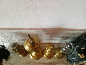 Prodám - staré petrolejové lampy zn. PIGEON, GORDON - 2